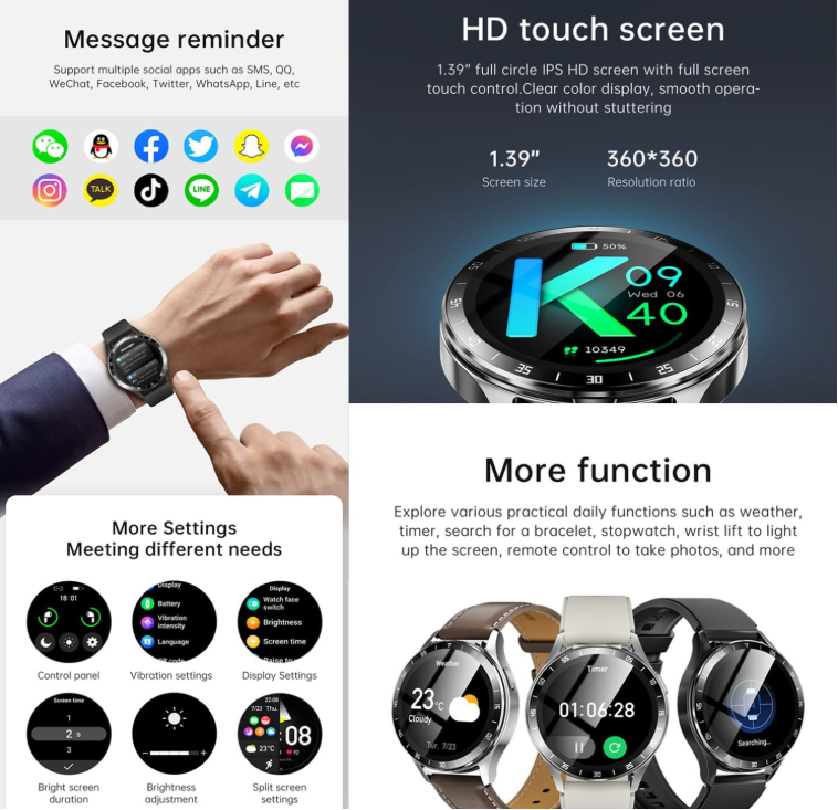 X10 Ultra 2-in-1 Premium Smartwatch with Built-in Wireless Earbuds