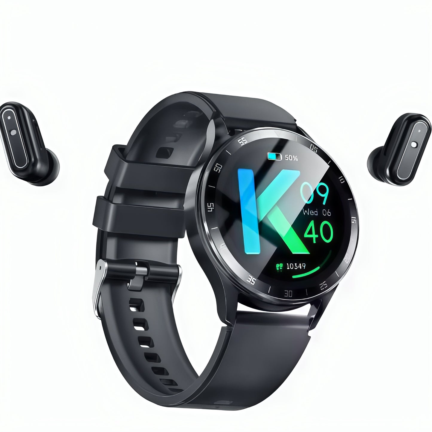 X10 Ultra 2-in-1 Premium Smartwatch with Built-in Wireless Earbuds
