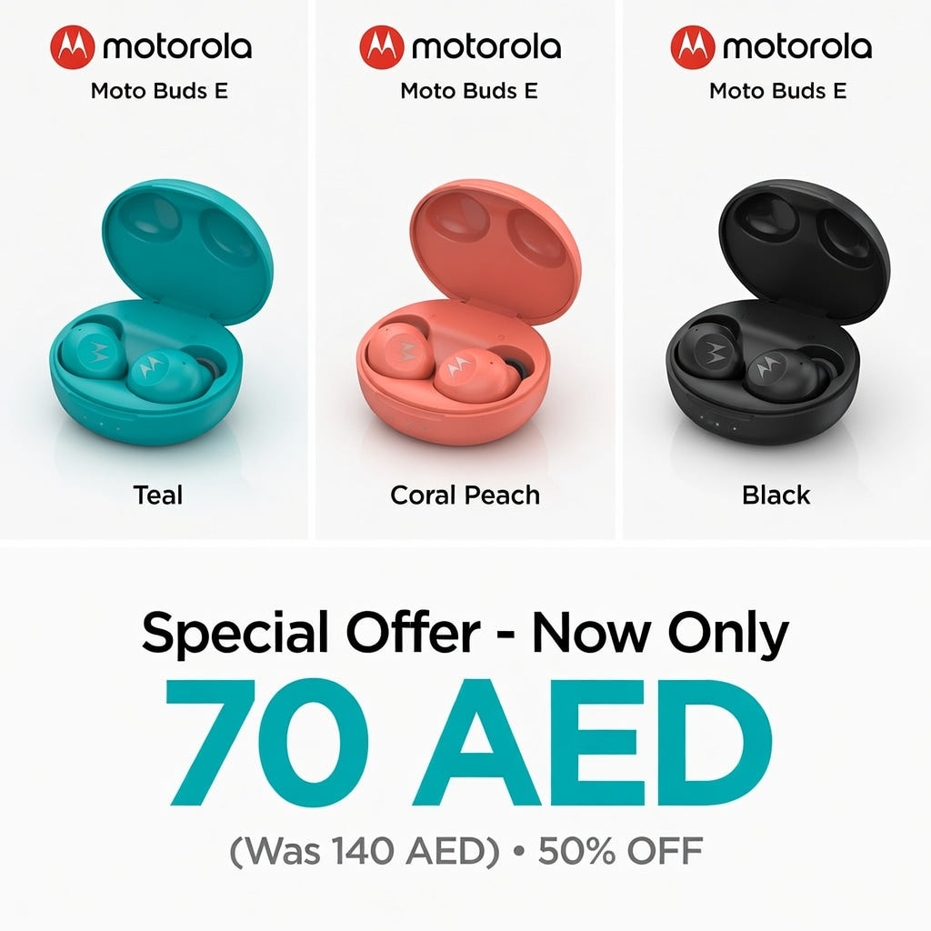 Motorola Moto Buds E – Premium Wireless Earbuds | 20Hr Battery