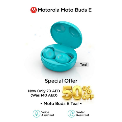 Motorola Moto Buds E – Premium Wireless Earbuds | 20Hr Battery