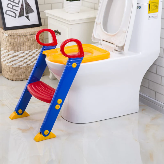 Children Toilet Ladder – Foldable Potty Training Seat with Steps