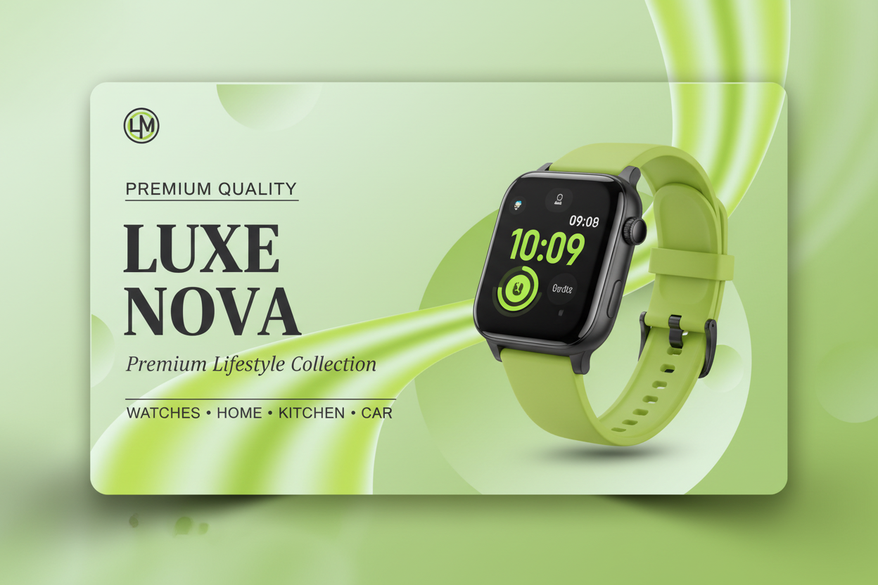 LuxeNovaWorld Banner - Reference Text Style